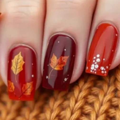 Fall Manicure Inspiration
autumn burnt orange nails, cozy fall nail designs