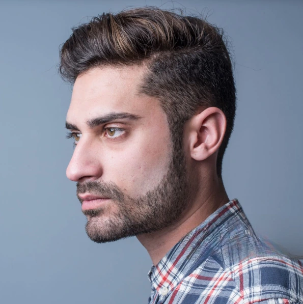 Disconnected Fade French crop haircut
