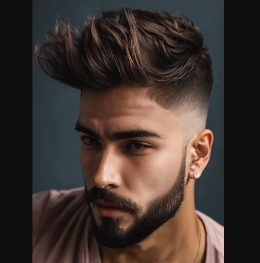Low Fade Quiff lowfadeformen mensgrooming2025 haircutsformen2025