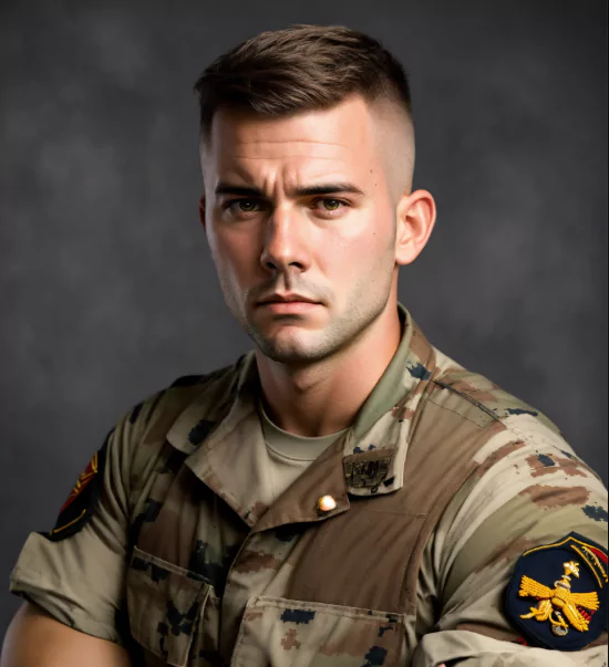 Brush Cut
military style haircuts men