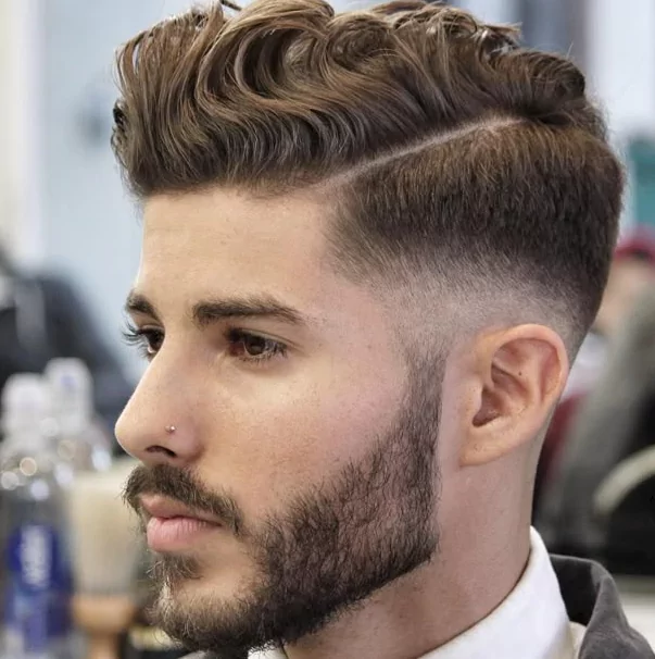 High Fade with Beard
Hair Product Tips
Slicked Back Hairstyles For Men