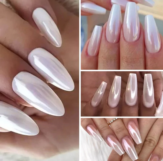 Chrome Mirror Finish
sweater-weather nails