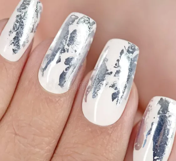 Copper Foil Accents
sweater-weather nails
