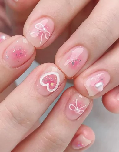 healthy-looking nails, blush gradient manicure