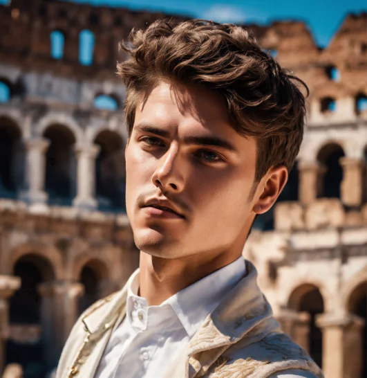 Textured Quiff Evolution \
Short messy brush up hairstyle with fade for modern guys