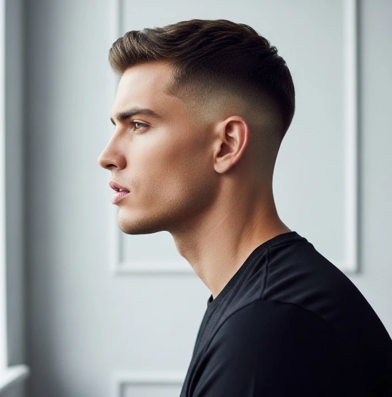 Balanced Mid Fade Crew Cut