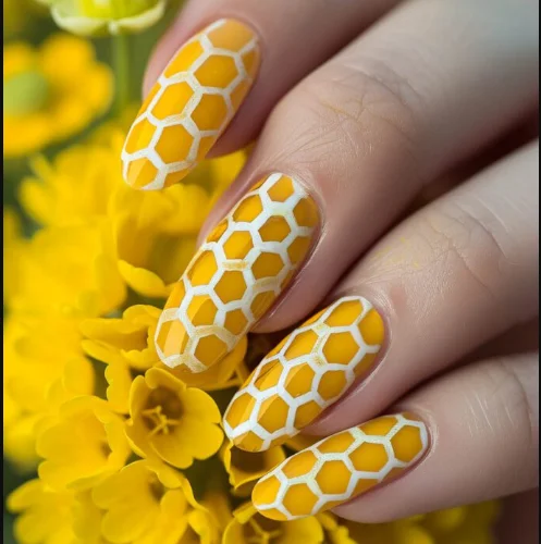 Honeycomb Patterns TrendyNailDesigns