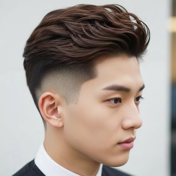 Messy Two Block with Drop Fade: The Effortless Cool LayeredHaircutMen HaircutsForMen2025 MensGroomingStyle