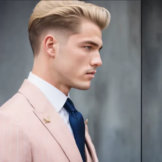 Low Fade Slick Back lowfademediumhair menshairinspo