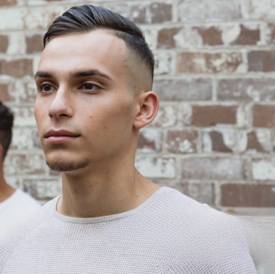 Polished Slicked Back Crew Cut