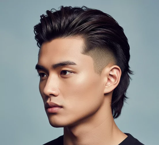 Two Block Mullet: The Hybrid Rebellion MenHairInspo EdgyHaircutsMen TwoBlockHaircut