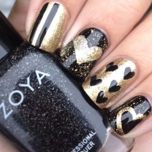 New Year's Eve Glitter Explosion PartyNails2025