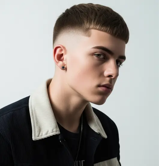 Minimalist Butch Cut Variation crew cut hairstyles