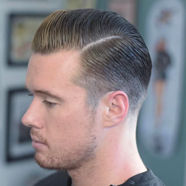 Subtle Side Part Slick Back
Slicked Back Hairstyles For Men