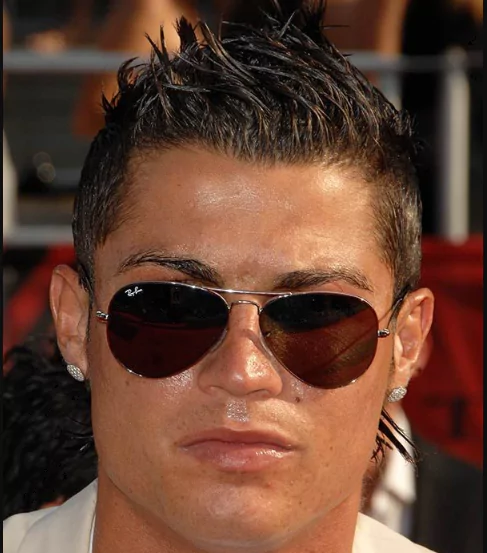 2006 – World Cup Faux Hawk Sensation
Ronaldo haircut styles, Ronaldo latest haircut, Ronaldo World Cup hairstyle
