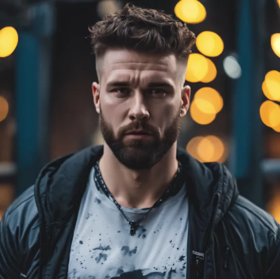 Disheveled Quiff
Casual tousled hairstyle for men with effortless, rugged style