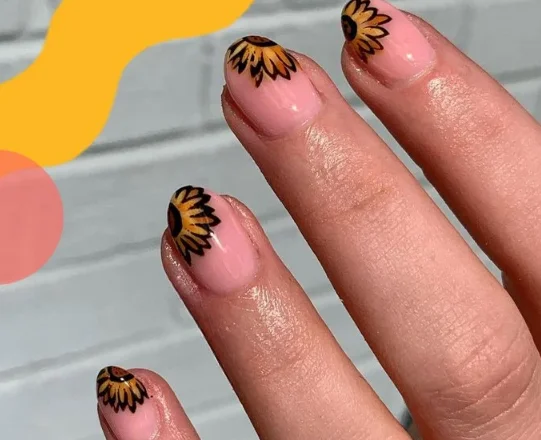 Nude Sophistication 2.0 Sunflower Nail