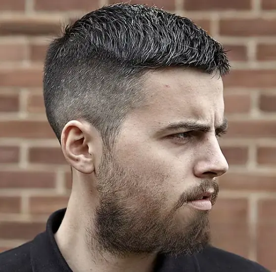 Architectural Disconnected Crew Cut hairstyles