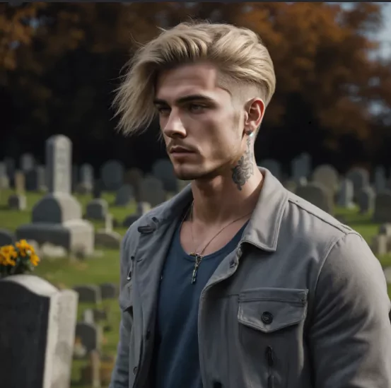 Low Fade with Long Hair menshaircutideas lowfadehairstyle