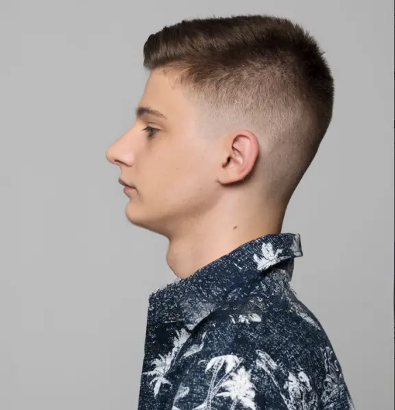 Low Taper French Crop haircut