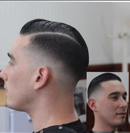 Slicked Back Gentleman
Balding haircuts for men, Haircut for balding crown male