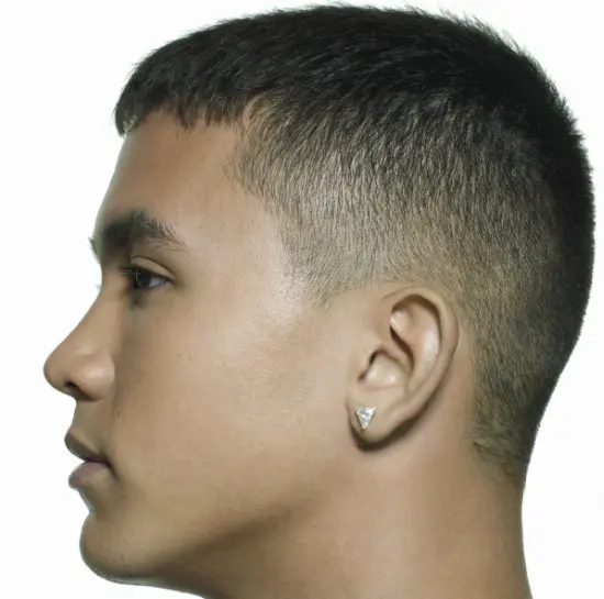 Graduated Crew Cut with Skin Fade hairstyles