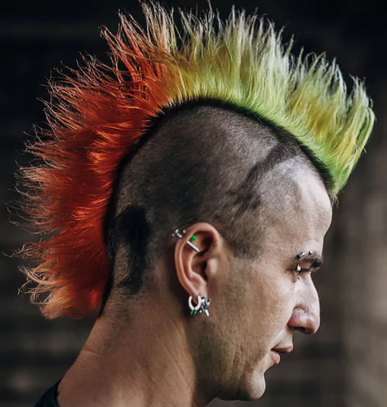 Low fade mohawk: lowfadehairstyle lowfadeformen