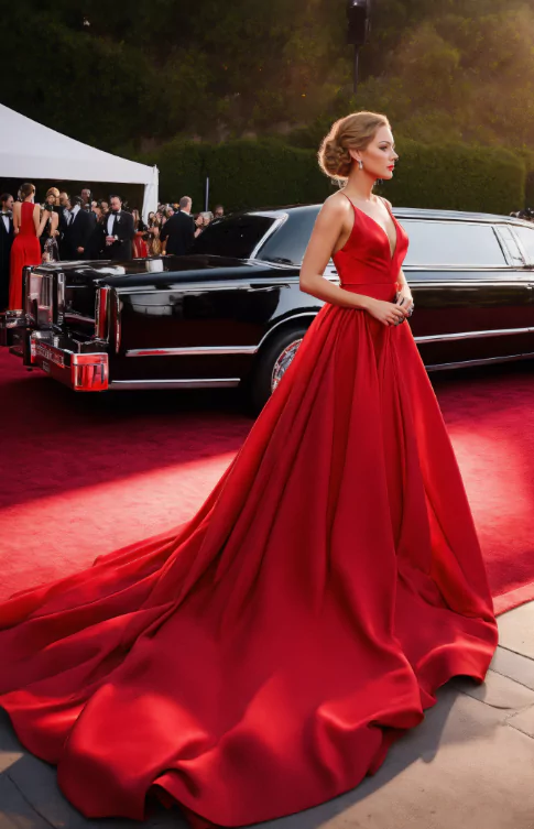 Emilia Clarke red dress
Movie Dresses
