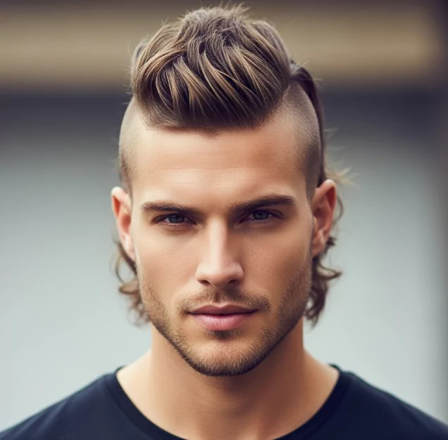 mohawk mullet haircut
men's mohawk mullet haircut