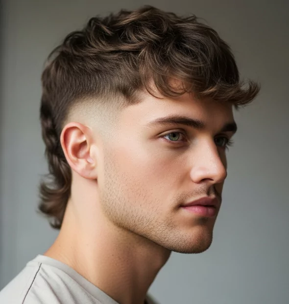 mullet taper haircut
lower taper mullet