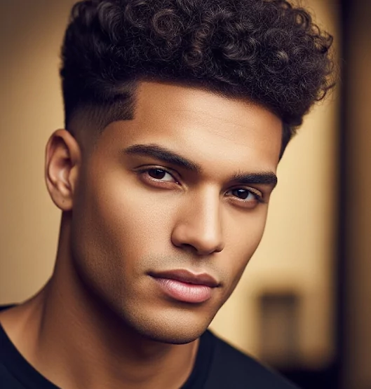 Blowout Afro Taper Fade
"men's blowout hairstyle"
"blowout hairstyle black men"