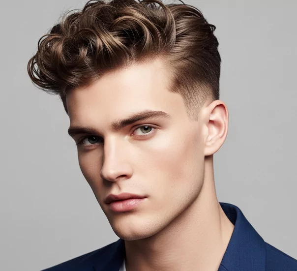 Curly Blowout Mid Taper
"men's blowout hairstyle"
"blowout hairstyle black men"