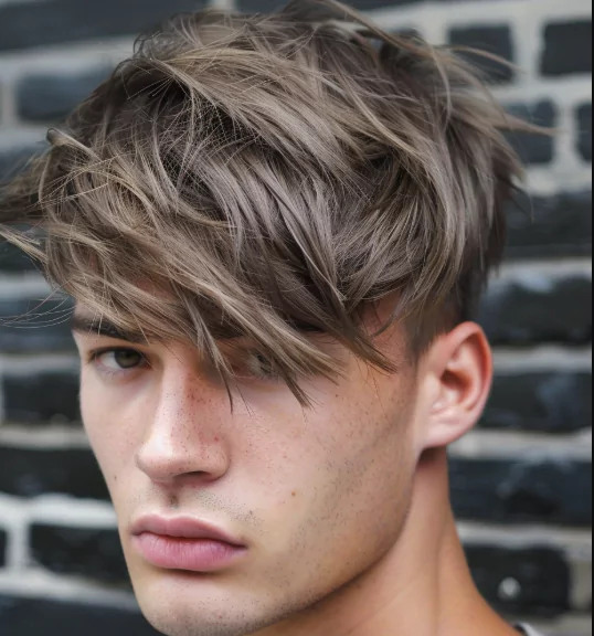 Angular Fringe Statement
Haircuts for Men with Straight Hair
