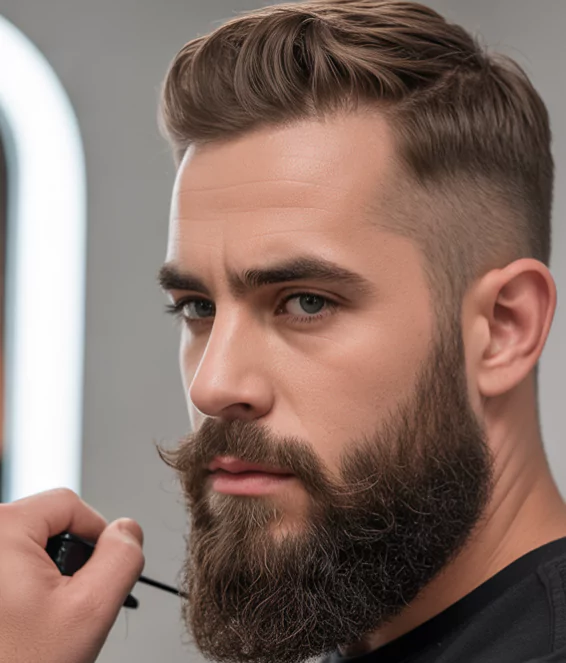 how do you fade a beard