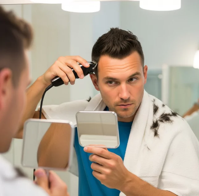 how to use a beard trimmer
how to cut your own hair male clippers