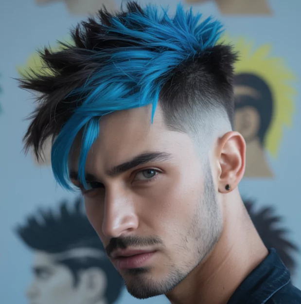 mohawk mullet haircut
men's mohawk mullet haircut