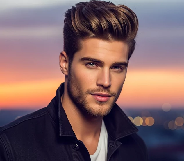 The Textured Quiff: Classic Meets Contemporary
Simple hair style men
new hair style man photo