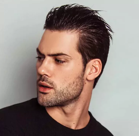 Layered Long ControlHaircuts for Men with Straight Hair