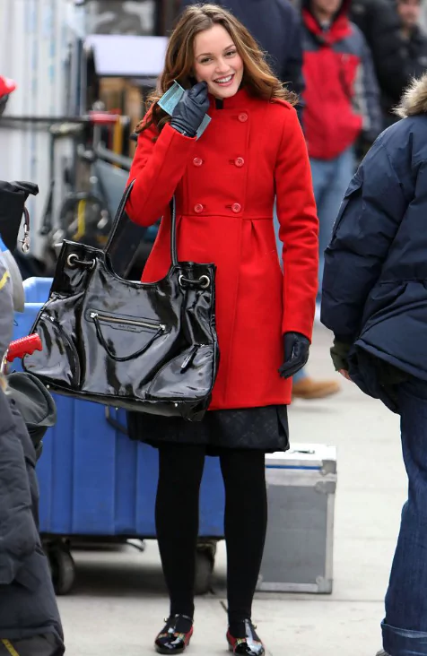 Blair Waldorf in Red Dress