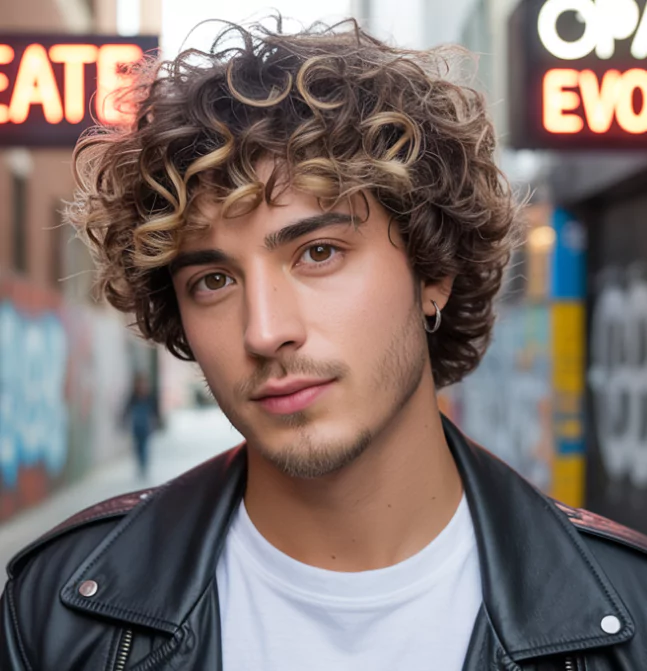 Razor-Sharp Curly Mullet with Undercut
curly mullet haircut men
curly mullet haircut male