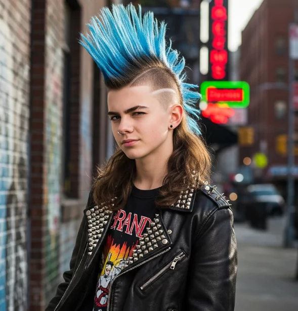 mohawk mullet haircut
men's mohawk mullet haircut