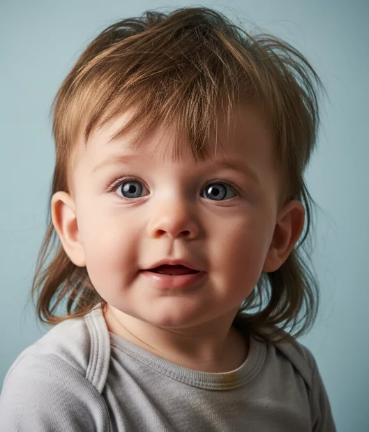 18 Months-3 Years: Sweet Spot Territory
baby mullet haircut
kids mullet haircut