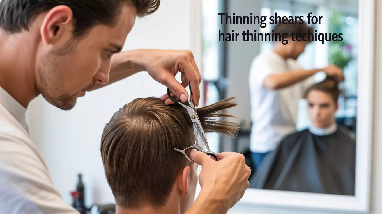 How to Use Thinning Shears for Hair Thinning Techniques hair thinning techniques cutting Thinning shears