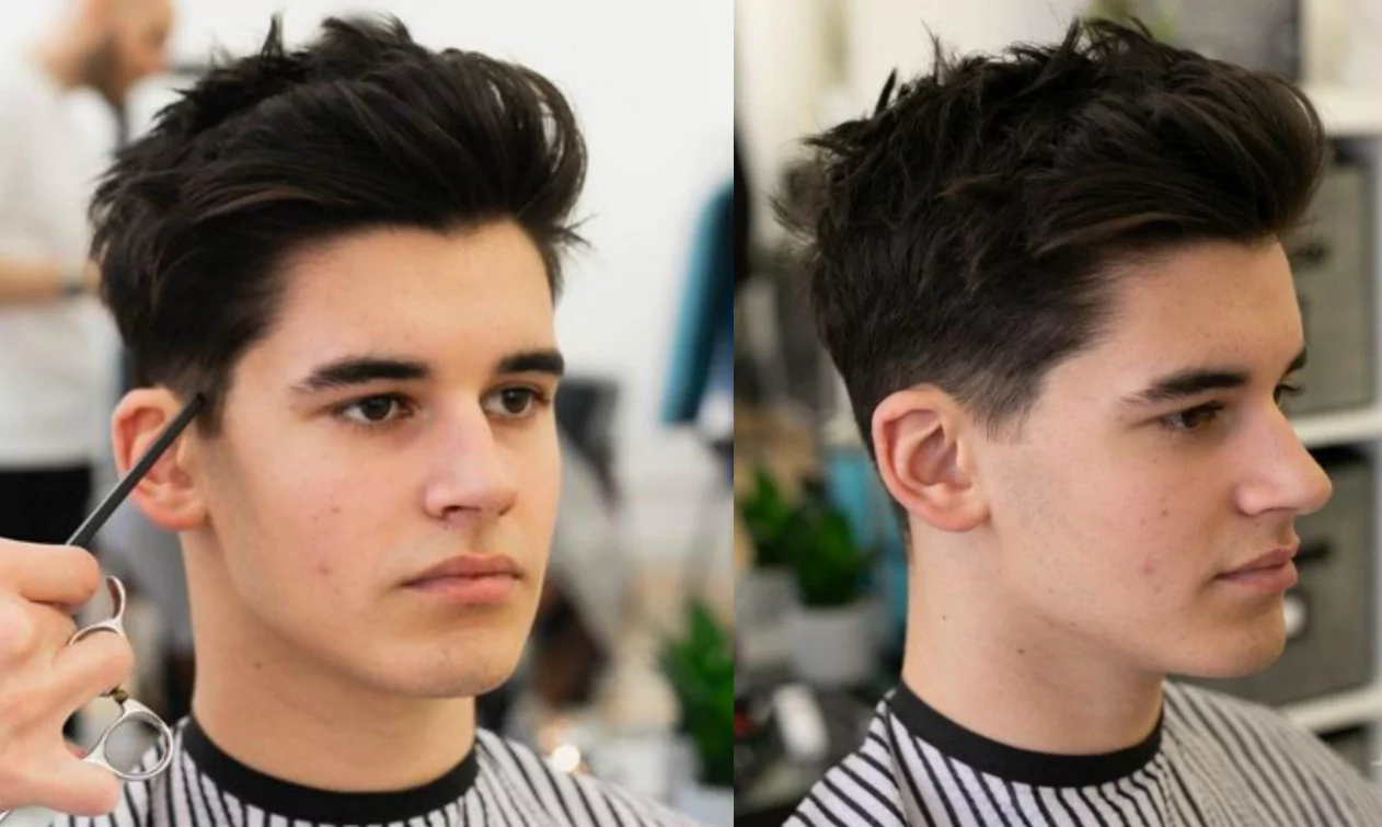 27 Top Blowout Taper Haircut Styles for Men 2025 blowout men's hairstyle Blowout taper