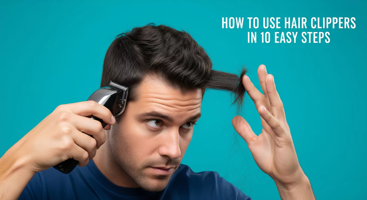 How to Cut Your Own Hair using Male Clippers how to cut hair using clippers how to use a beard trimmer how to cut your own hair male clippers